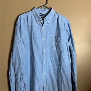 Chaos light blue dress shirt classic oxford crest